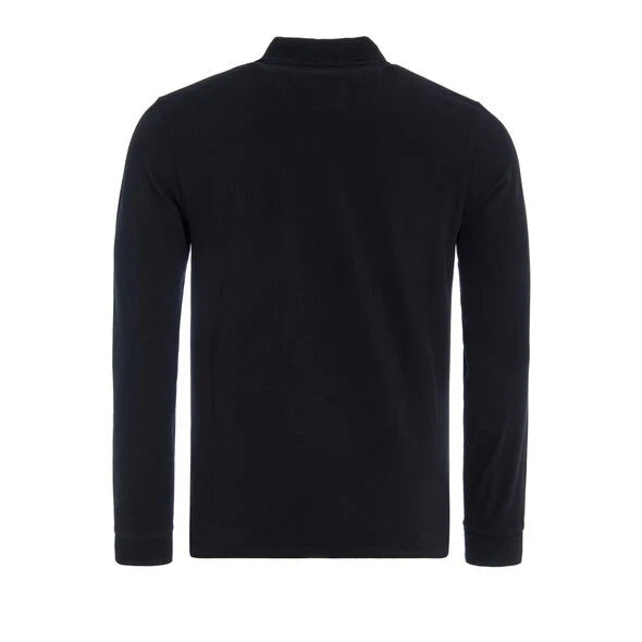 Long Sleeve Black Polo
