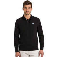 Long Sleeve Black Polo