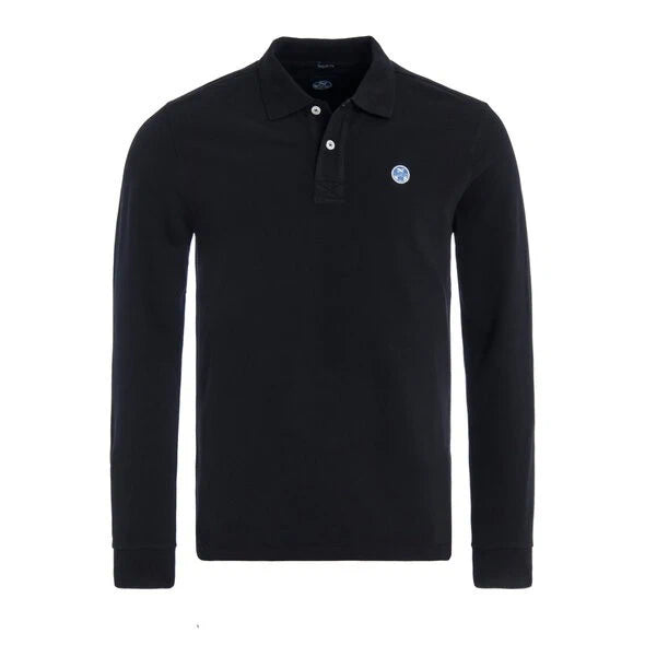 Long Sleeve Black Polo