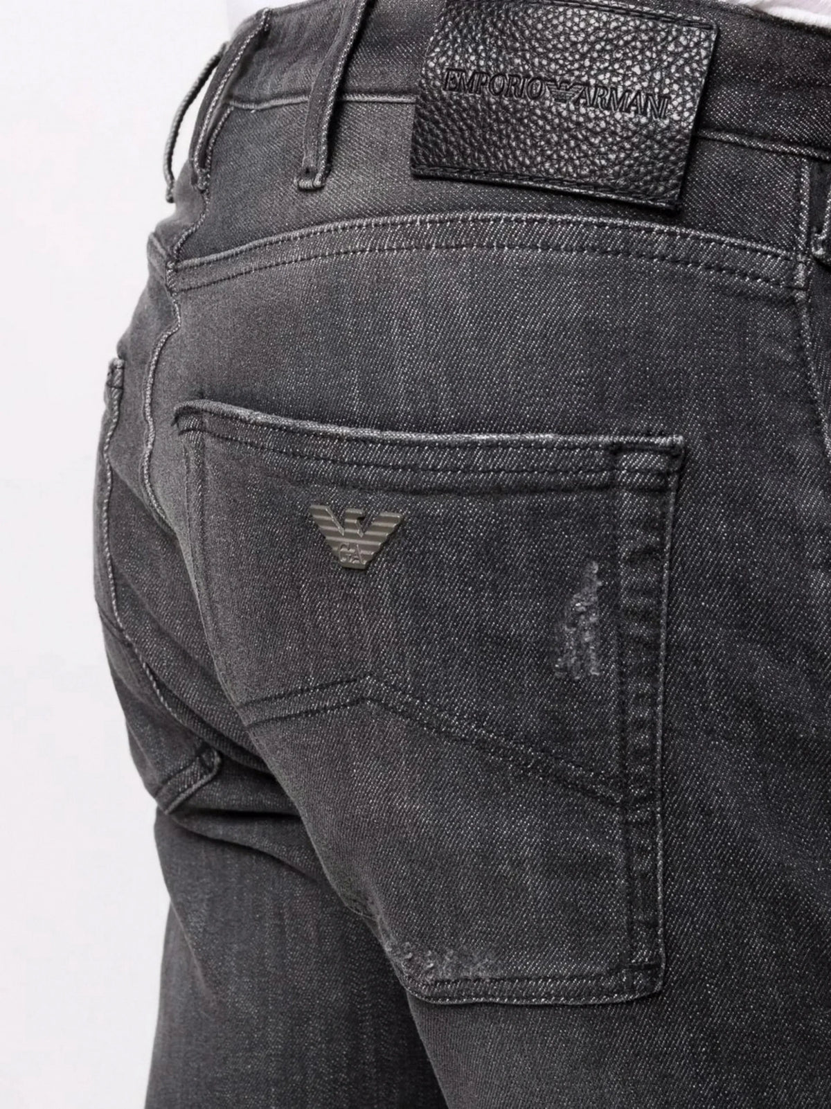 Logo-Plaque Grey Trousers