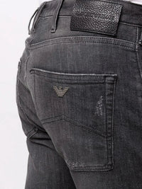 Logo-Plaque Grey Trousers