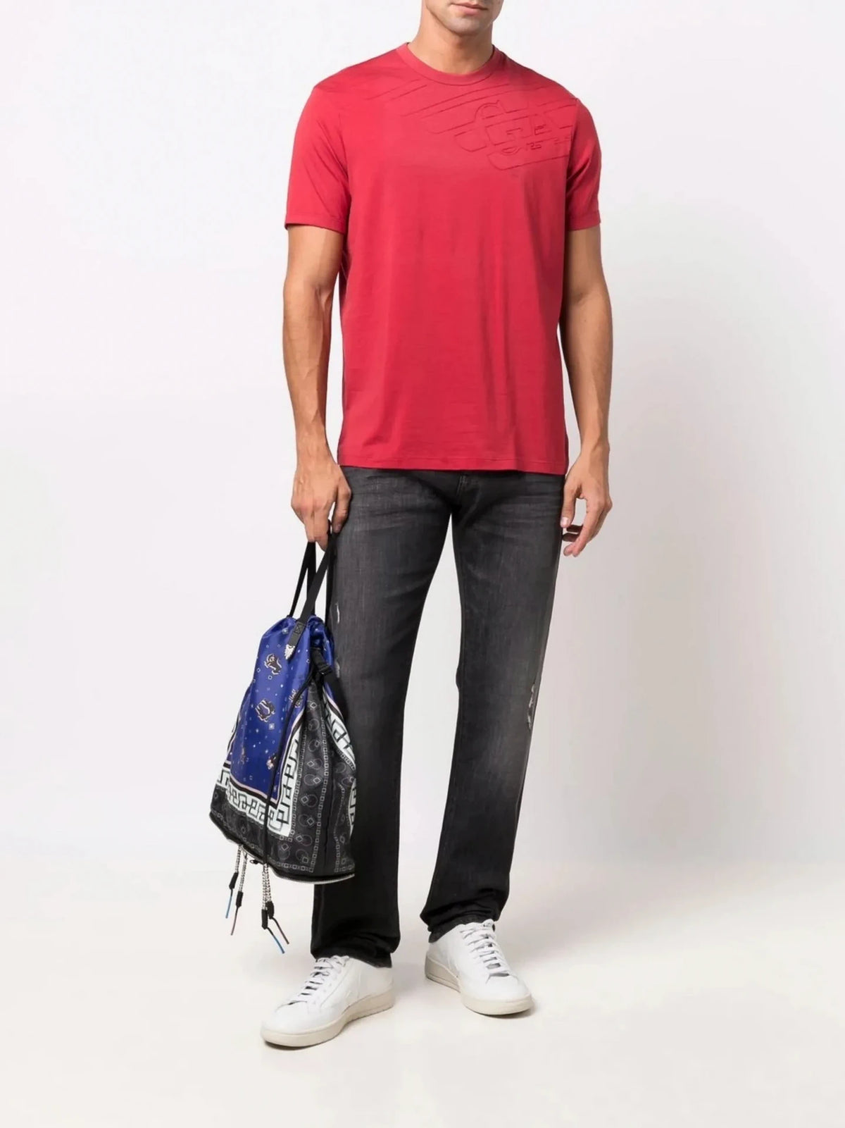 Logo-Plaque Grey Trousers