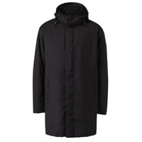 Parka Style Grey Trench Coat