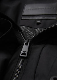 Parka Style Grey Trench Coat