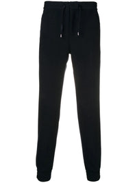 Drawstring Slim-Fit Navy Blue Trousers