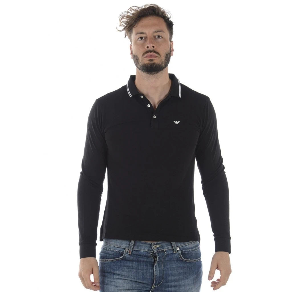 Emporio Armani Grey Polo Shirt