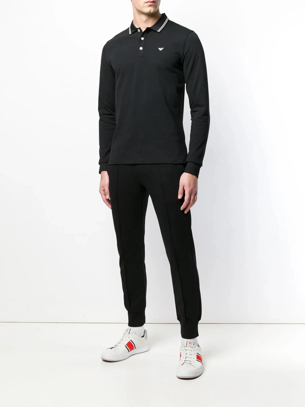 Emporio Armani Grey Polo Shirt