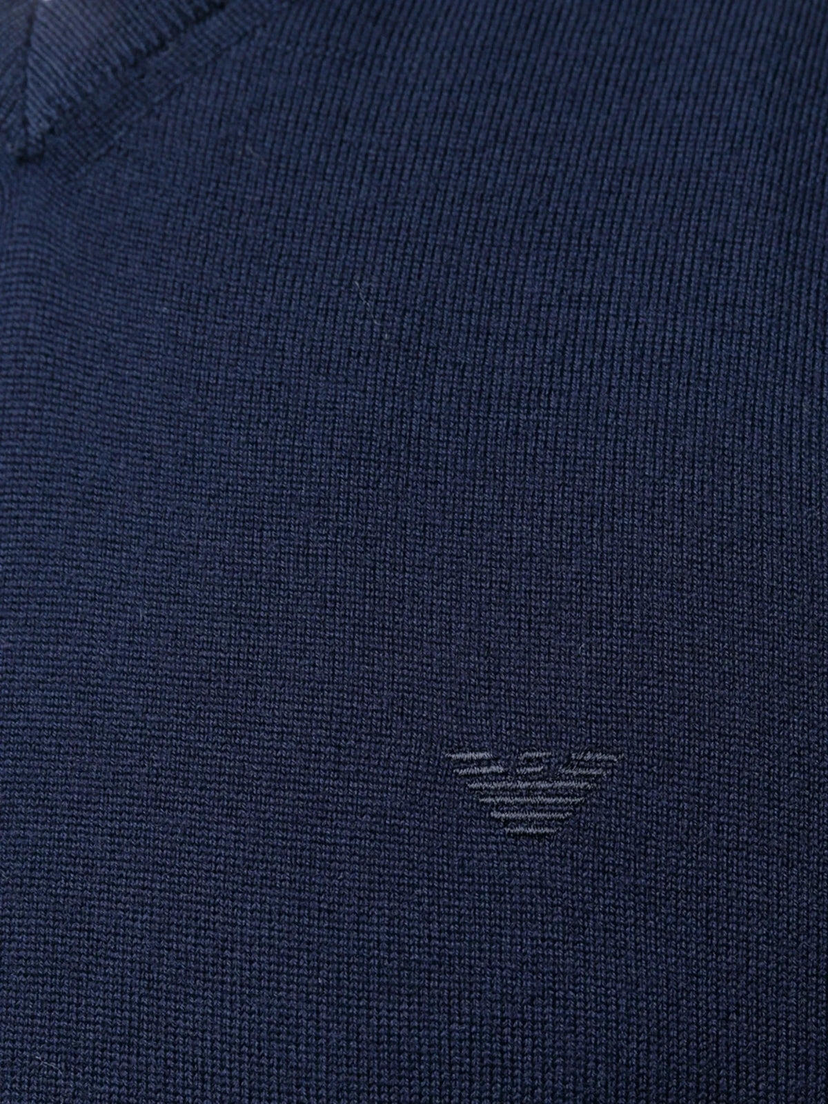 V-Neck Navy Blue Pullover