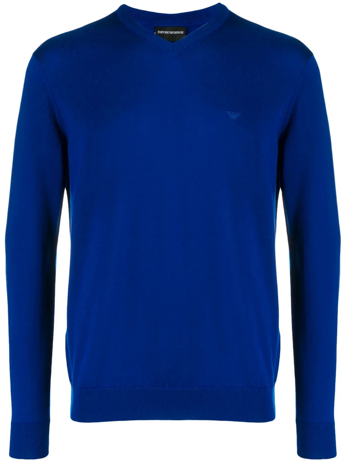 V-Neck Navy Blue Pullover
