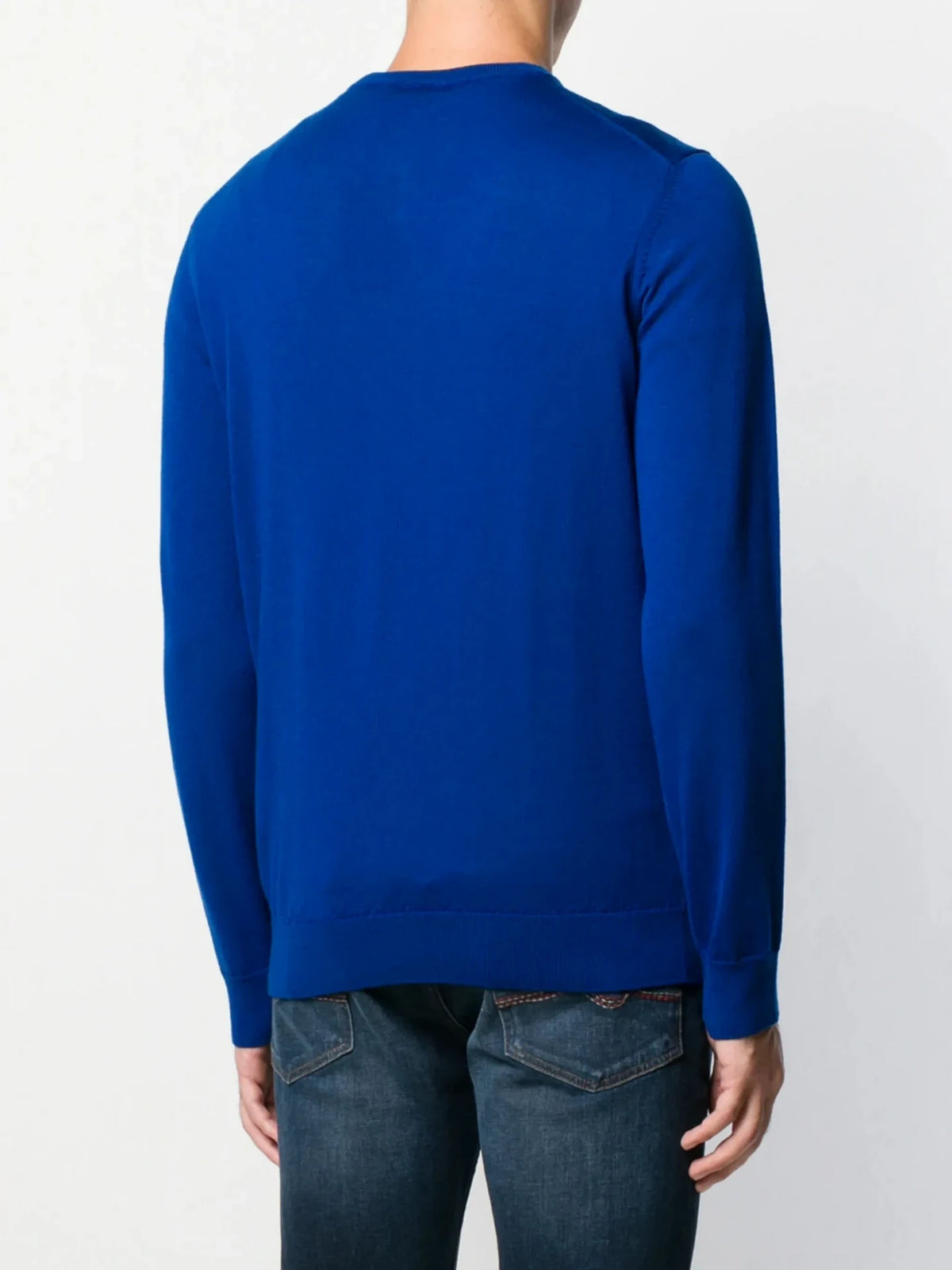 V-Neck Navy Blue Pullover