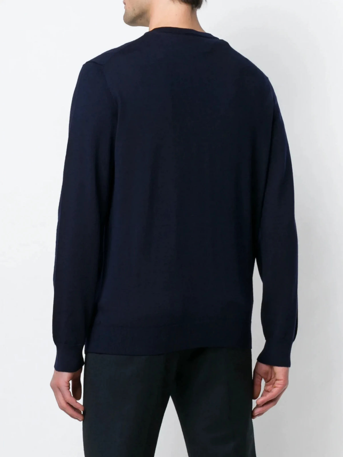 V-Neck Navy Blue Pullover
