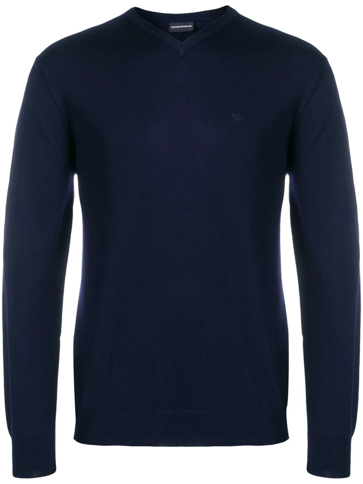 V-Neck Navy Blue Pullover