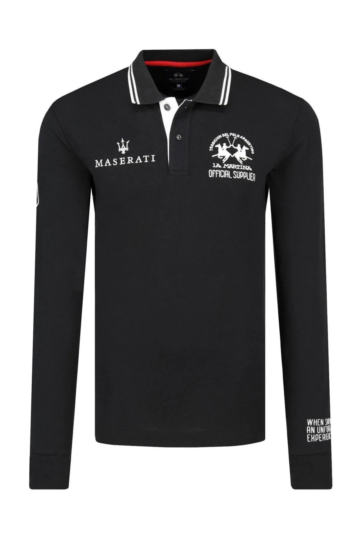 Piquet Stretch Black Polo