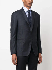 Tailored Blue Wool Jacket