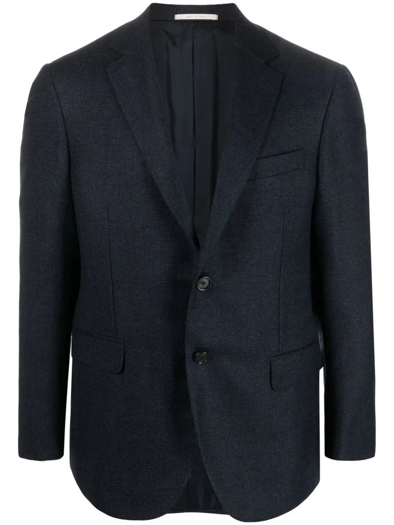 Tailored Blue Wool Jacket