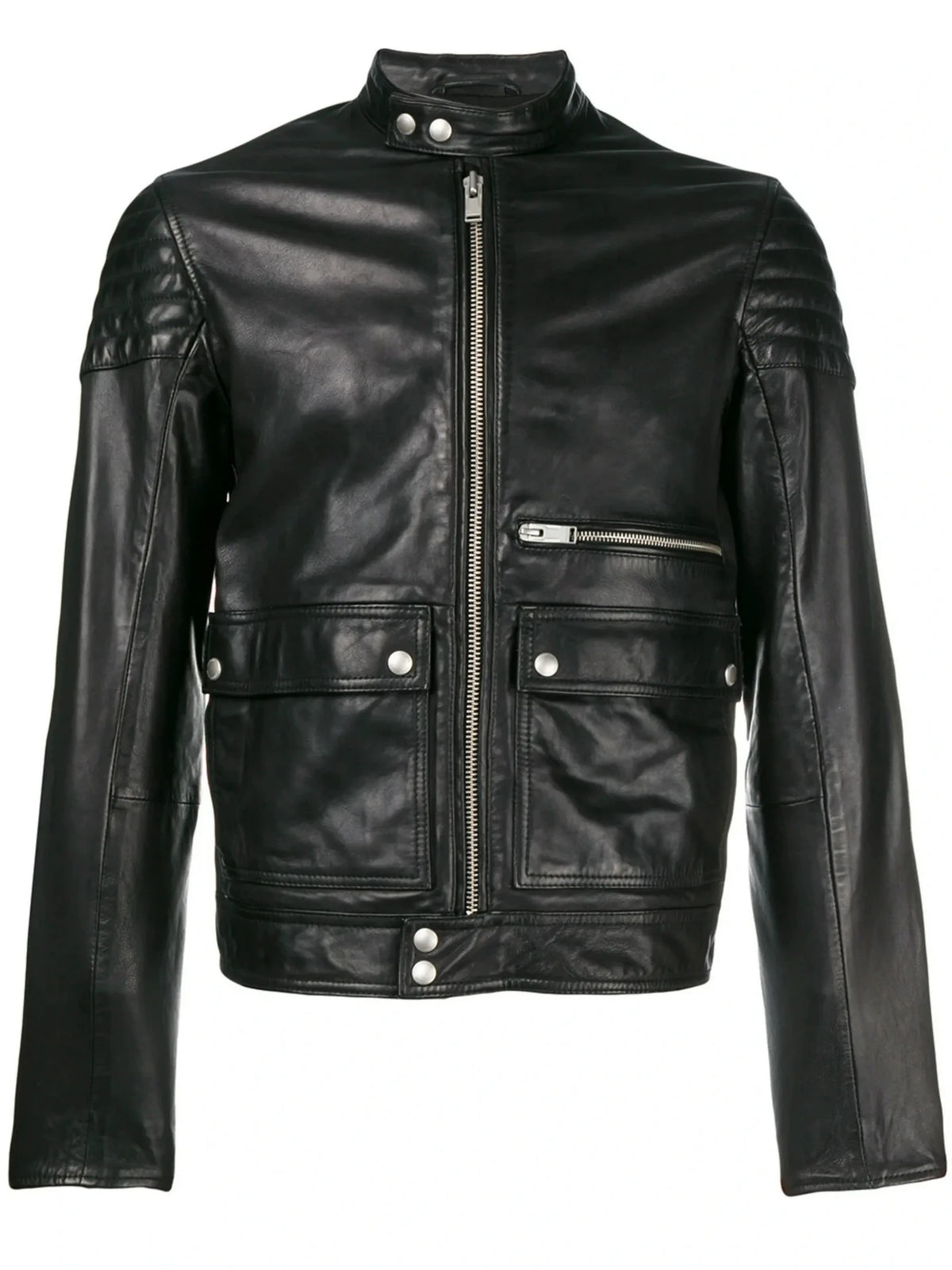 Leon Black Leather Jacket
