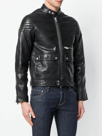 Leon Black Leather Jacket