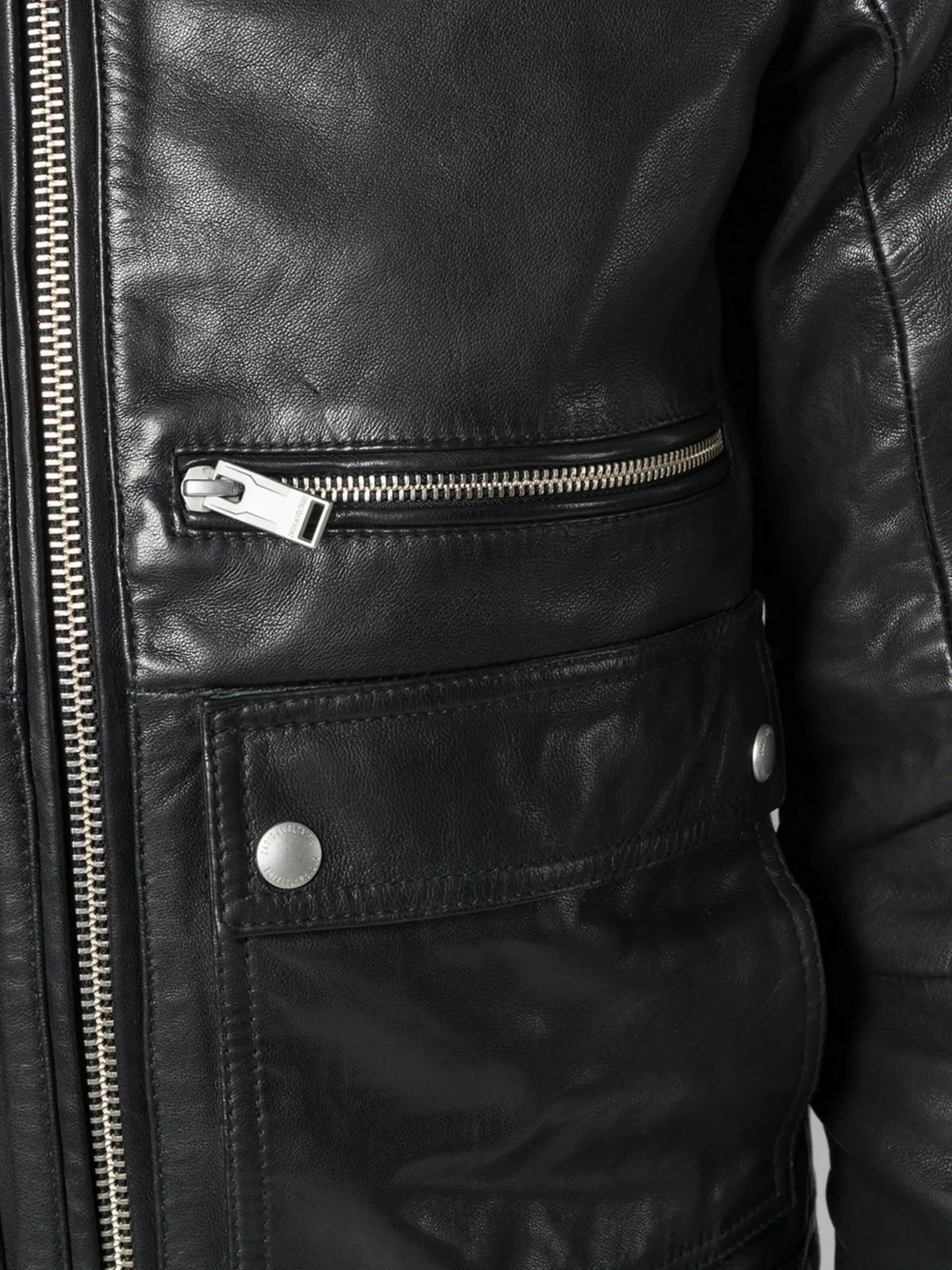 Leon Black Leather Jacket