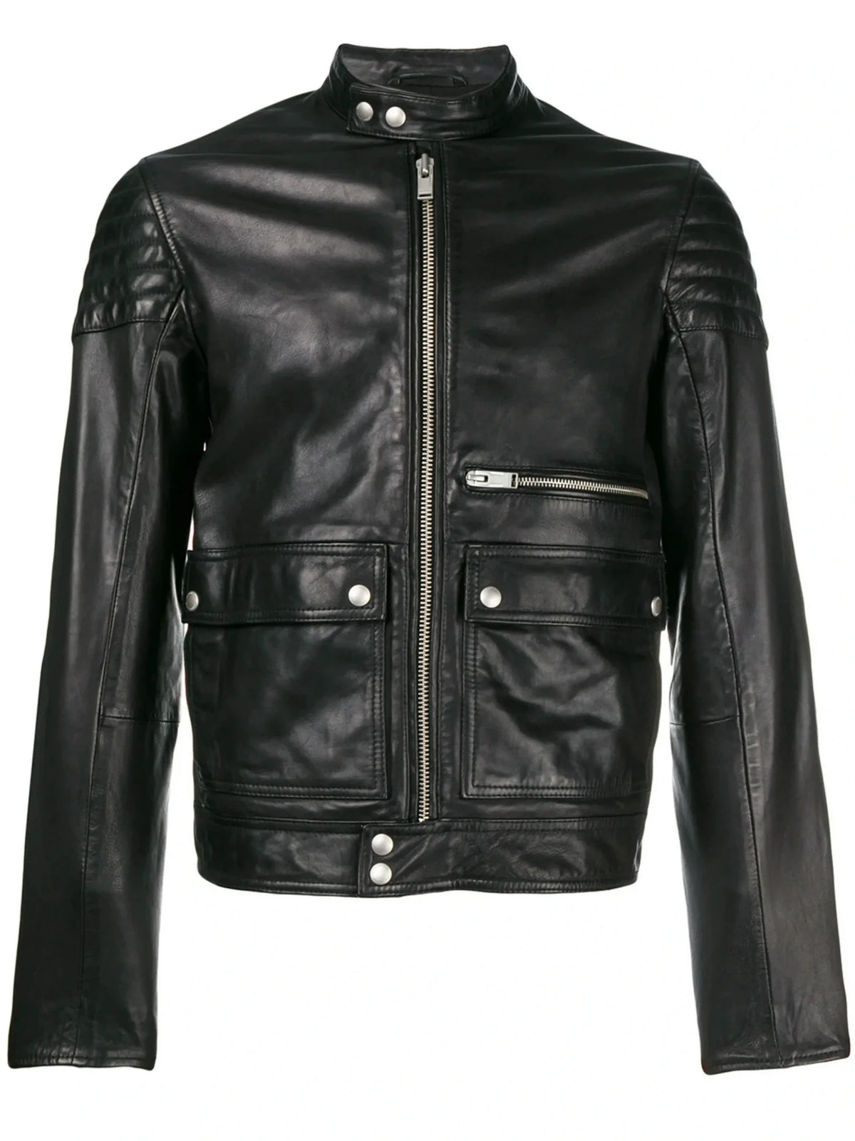 Leon Black Leather Jacket