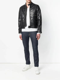 Leon Black Leather Jacket