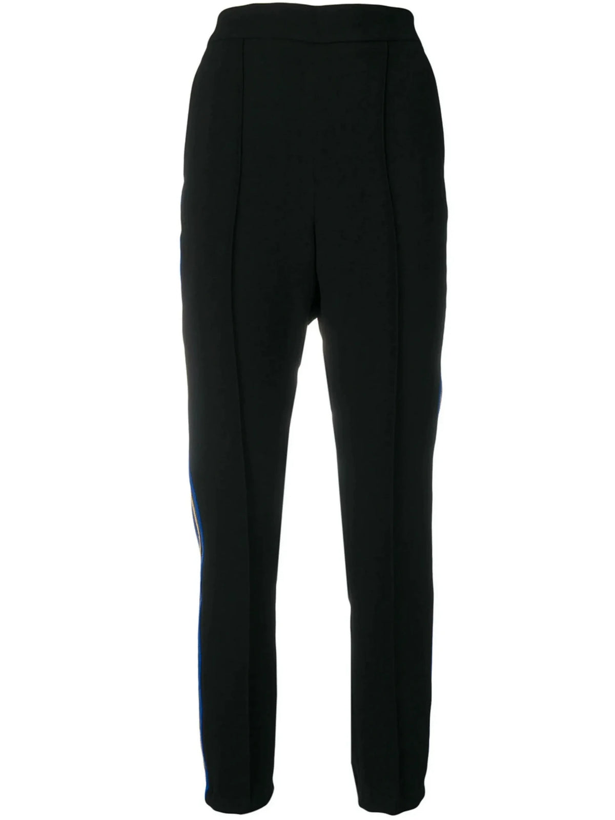 Side Stripe Black Leggings