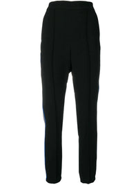 Side Stripe Black Leggings