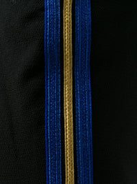 Side Stripe Black Leggings