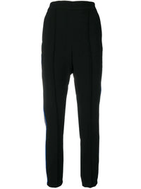 Side Stripe Black Leggings