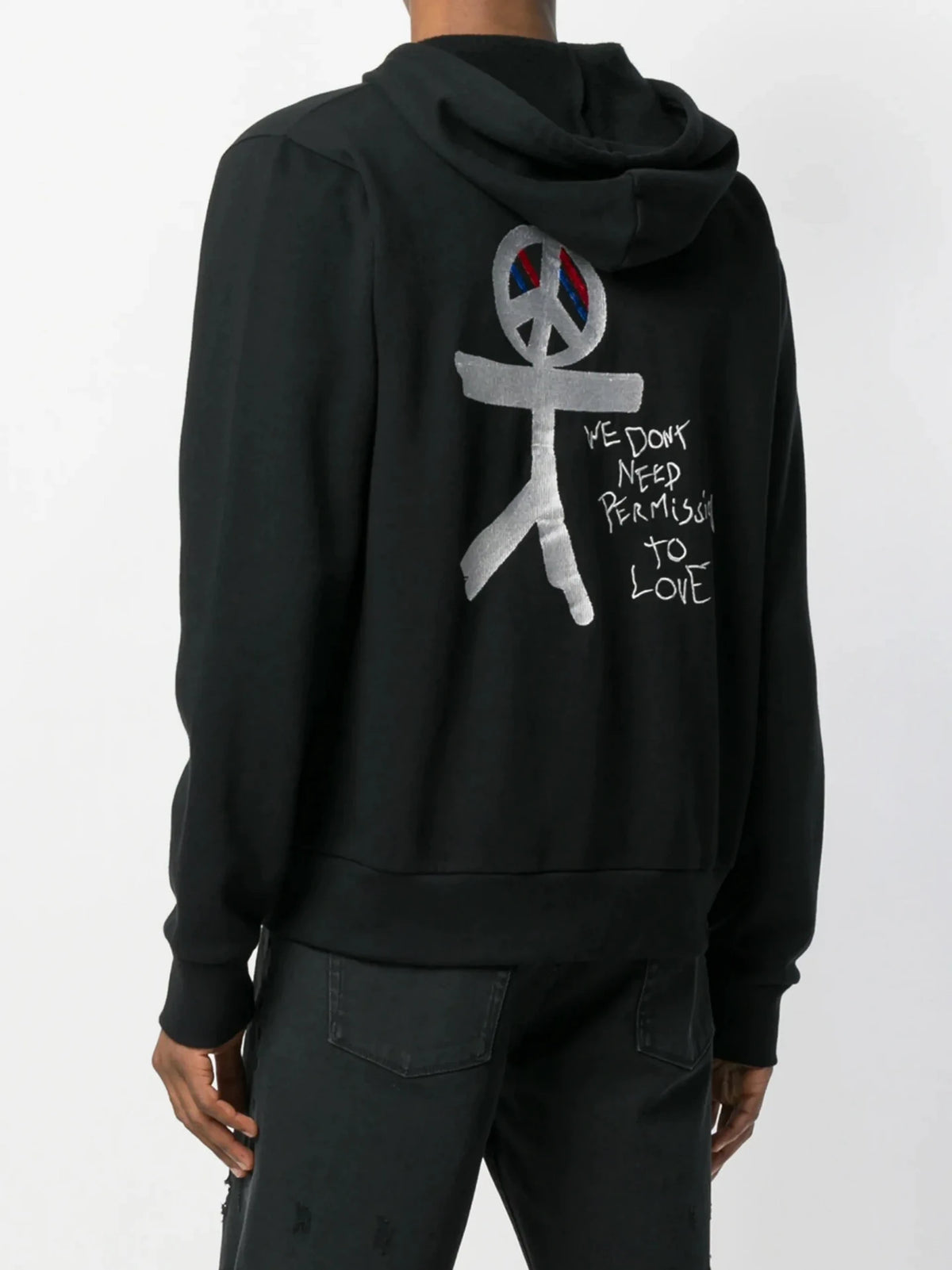 Evan Ross Black Zip Hoodie