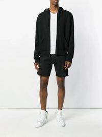 Evan Ross Black Zip Hoodie