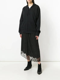 Evan Ross Black Zip Hoodie