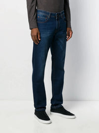 Stonewashed Blue Jeans