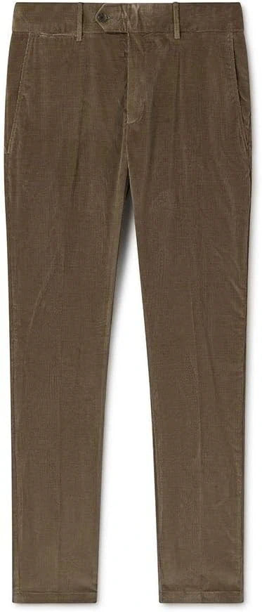 Corduroy Straight Brown Jeans