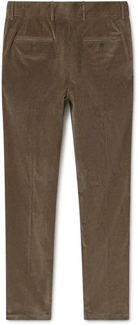 Corduroy Straight Brown Jeans