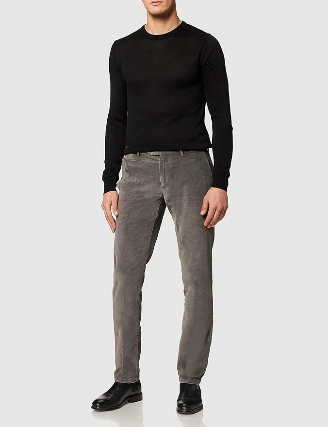 Corduroy Straight Brown Jeans