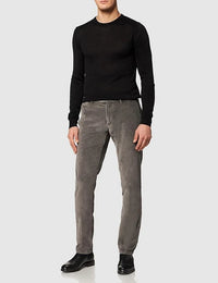 Corduroy Straight Brown Jeans