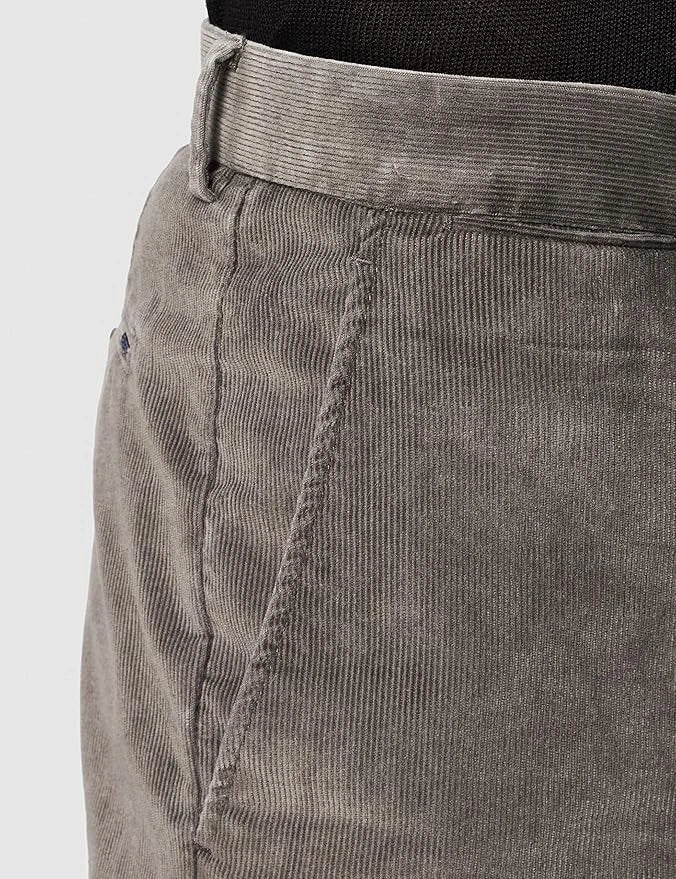 Corduroy Straight Brown Jeans