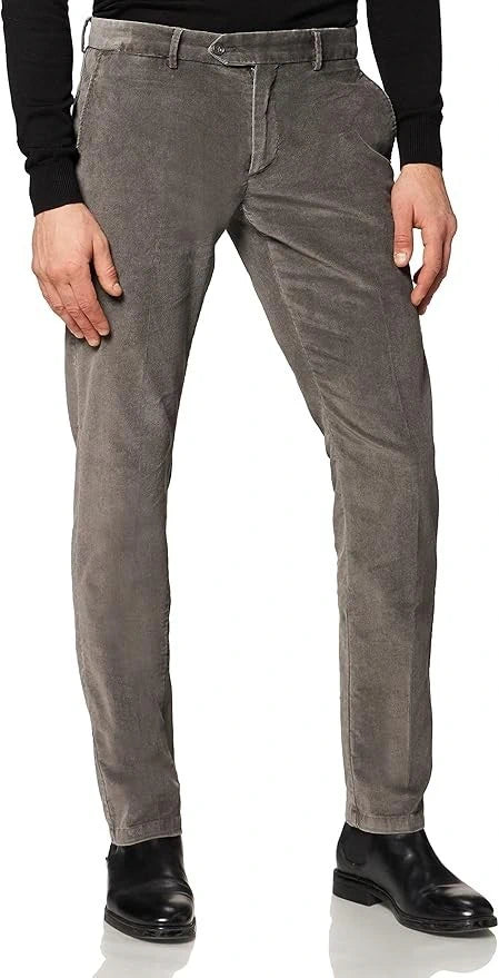 Corduroy Straight Brown Jeans