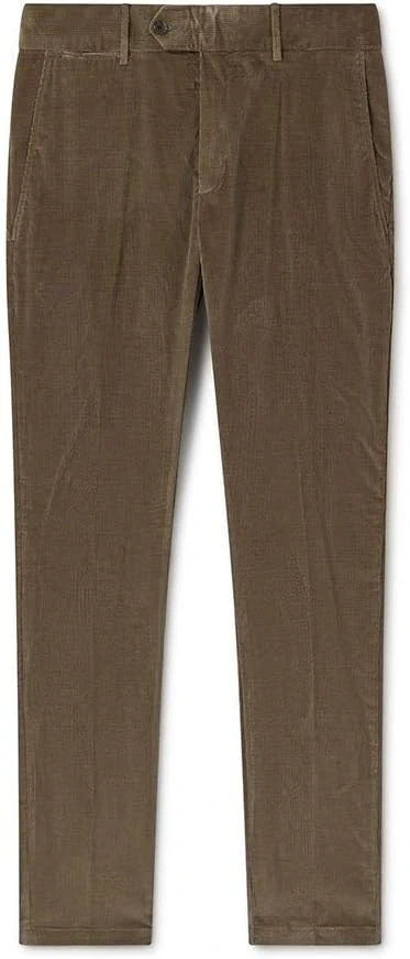 Corduroy Straight Brown Jeans