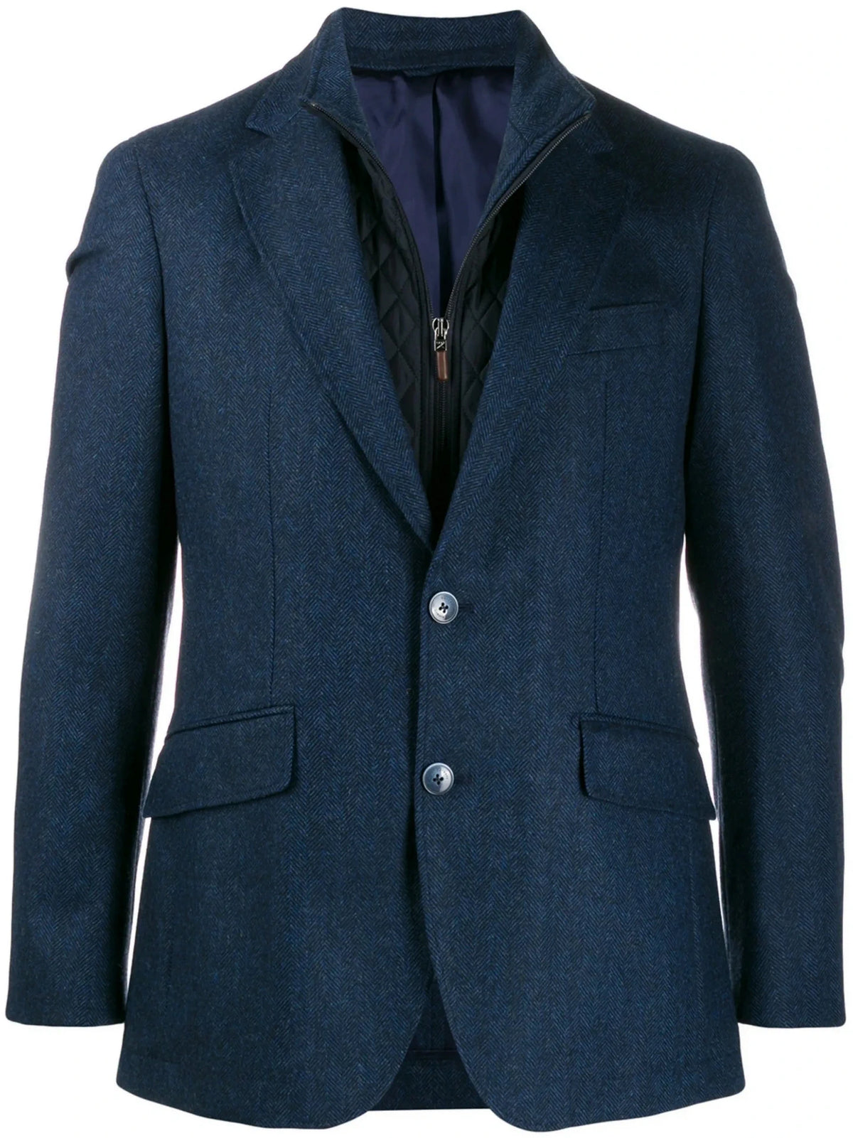 Herringbone Navy Blue Jacket
