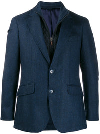 Herringbone Navy Blue Jacket
