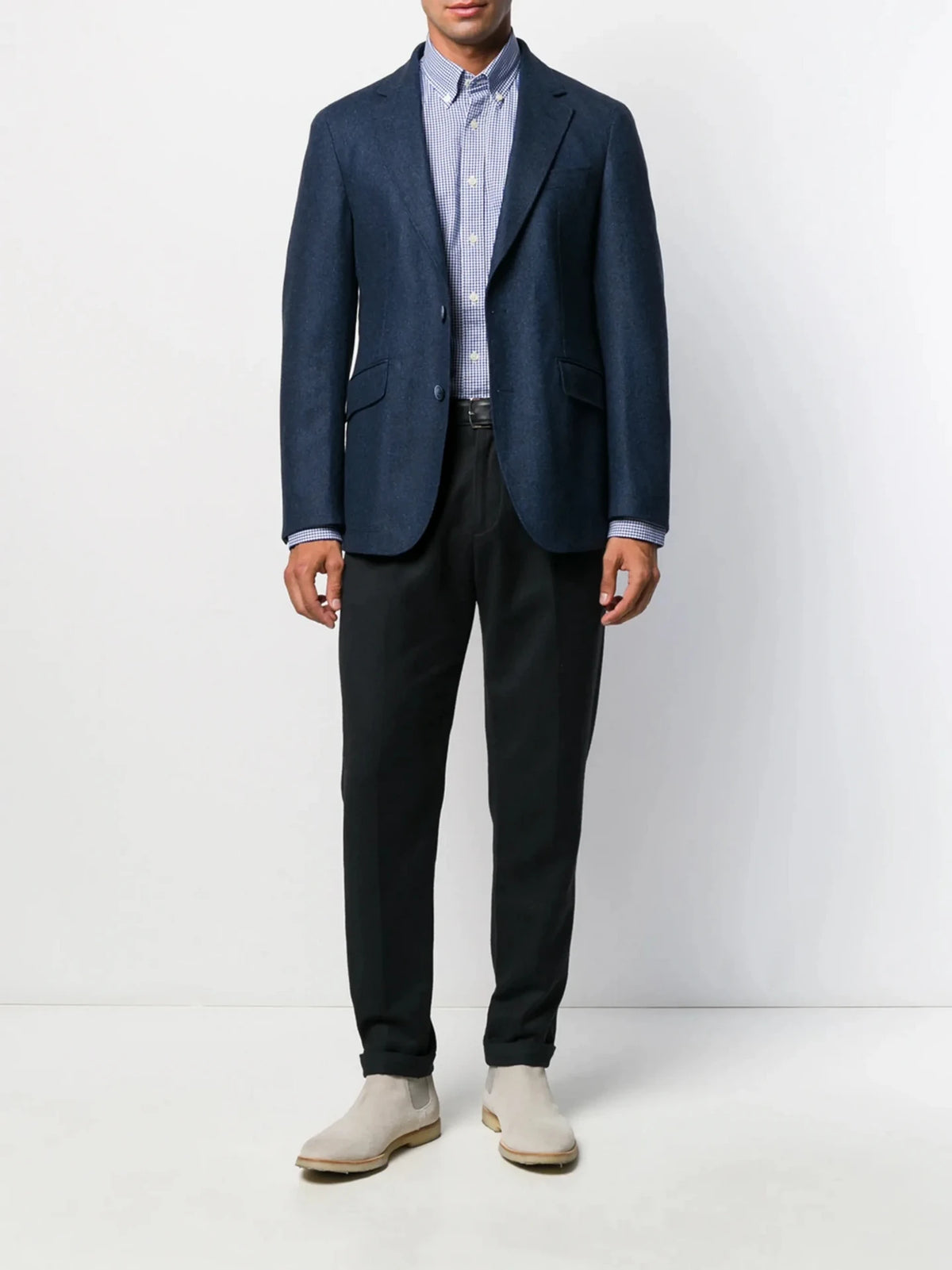 Herringbone Navy Blue Jacket