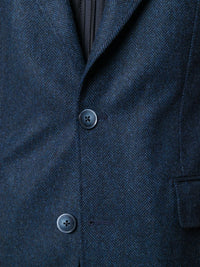 Herringbone Navy Blue Jacket