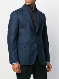 Herringbone Navy Blue Jacket