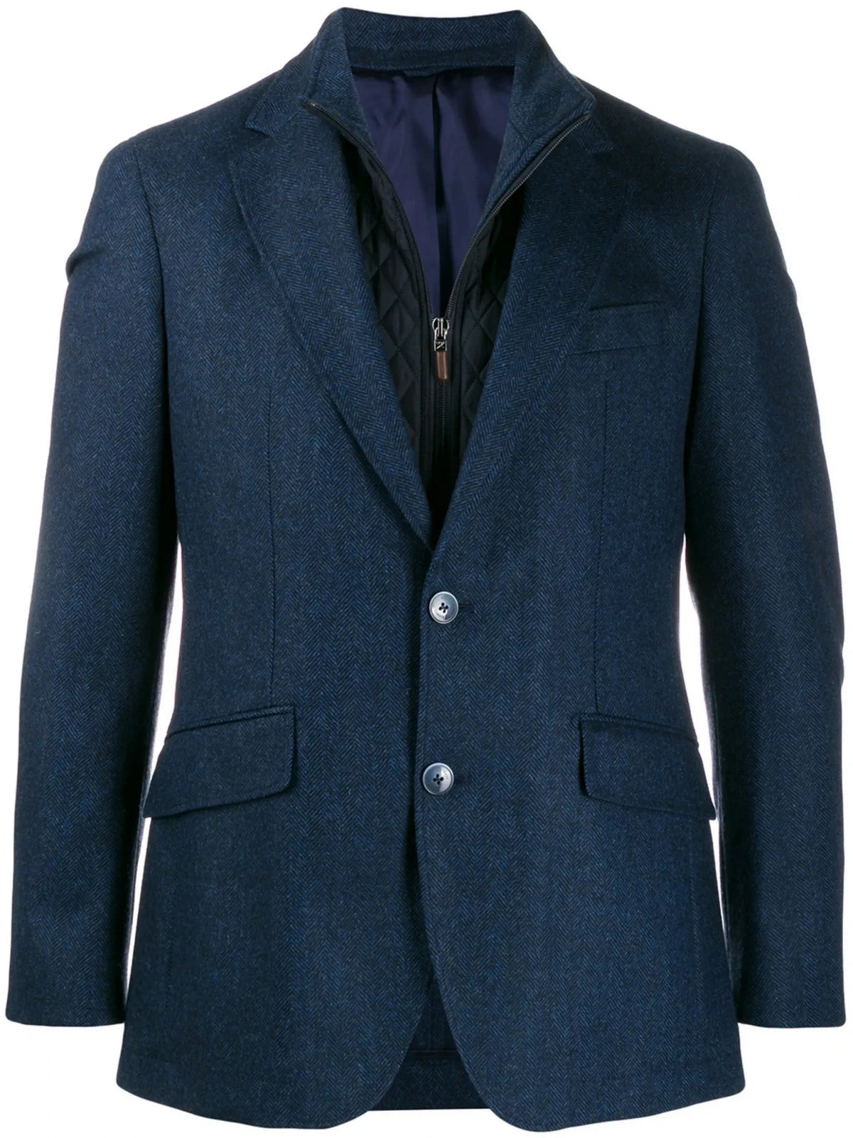 Herringbone Navy Blue Jacket