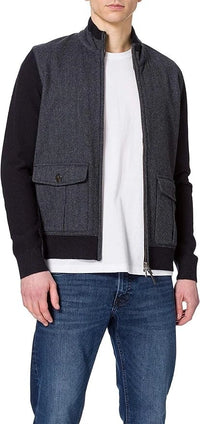 Fabric Front Grey Gilet