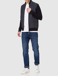 Fabric Front Grey Gilet