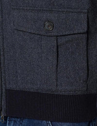 Fabric Front Grey Gilet