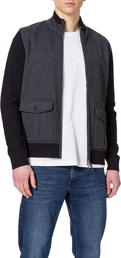 Fabric Front Grey Gilet