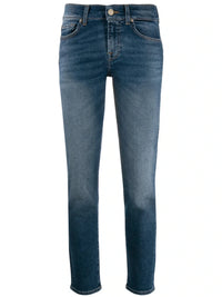 Mid Rise Roxanne Blue Jeans